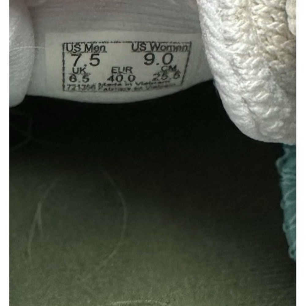 Vans Womens Lowland Cc Sport White Light Green Leather Skate Shoes Size 9 - Picture 10 of 10